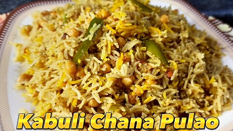 Delicious Kabuli Channa Palao Recipe | Degi Style Chana Pulao at Home | Flavors By Shaheen