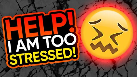 Help! I Am Too Busy and Stressed!