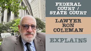 Two court systems: Primer on federal vs. state courts from attorney Ron Coleman