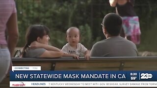New statewide mask mandate in California