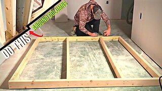 How to Build Basement Walls (DIY Wall Framing for Basement Bathroom + How to Frame Around Columns)