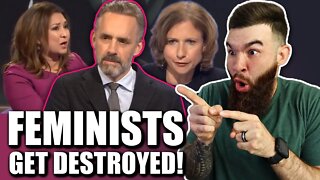 Jordan Peterson Calmly DISMANTLES FEMINISM In Front Of Two Feminists