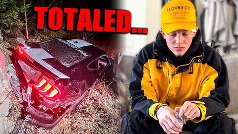 It's Over! I Completely TOTALED my Mustang GT! (WRECK CAUGHT ON VIDEO!) (NOT CLICKBAIT!)