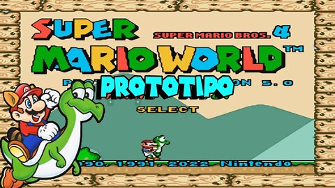 O PROTOTIPO DO SUPER MARIO WORLD - Super Mario World Bros. 4