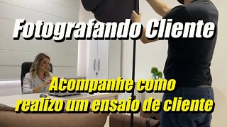 Fotografando Cliente