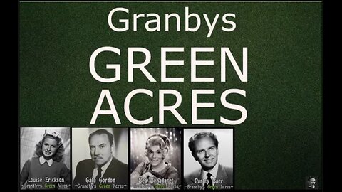 Granby's Green Acres 50/03/30 (ep1/6) (Pilot) Granby Quits His Job