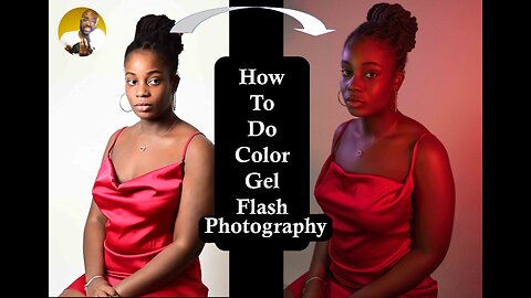 How To Do Flash Photography with Color Gels with @blackgirlbigcity3569