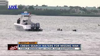 Search for missing swimmer