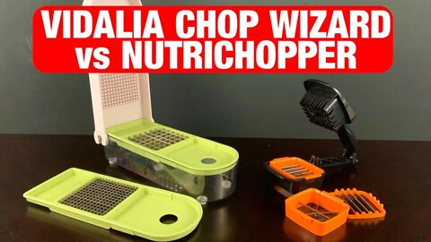 Food Chopper Showdown II: NutriChopper vs Vidalia Chop Wizard