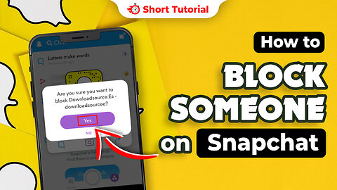 How to block someone on snapchat