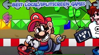 FNF VS Super Mario Kart Edition - Friday Night Funkin Local Coop [Gameplay]