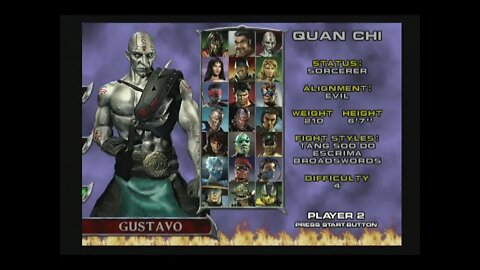 Mortal Kombat Deadly Aliance (PS2) - Quan Chi - Arcade Mode