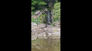 Waterfall at Ninomaru Garden