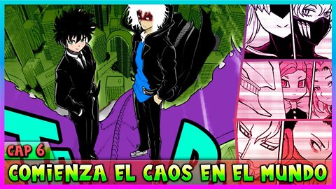 Deku y el Equipo Terror declaran Guerra al mundo. (Fancomic / Fandub Español) Cap 6