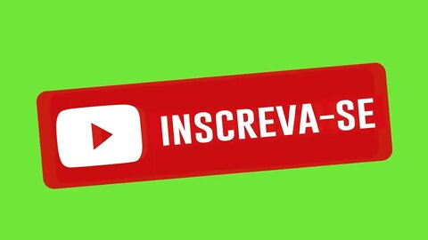 Chroma key botão inscreva-se green screen