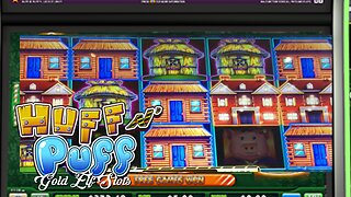Huff n' Puff Free Game 13 Symbols give one coin Live casino play #bonusgame #huffnpuff #huffepuff