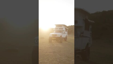 Camping in the middle of a ranch. Sunsets with the cows. #overland #truckcamping #toyota #offroad