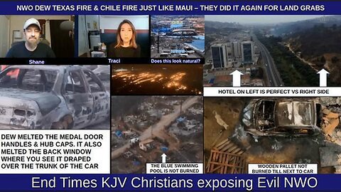 NWO DEW TEXAS FIRE + CHILE FIRE JUST LIKE MAUI – THEY DID IT AGAIN FOR LAND GRABS
