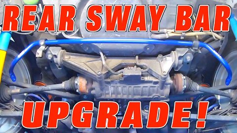 How and WHY To Upgrade a Rear Sway Bar (Craftsman Tool GIVEAWAY)