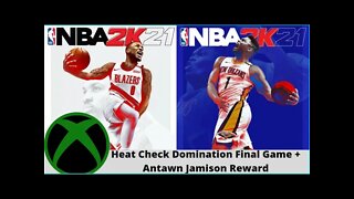 Nba 2k21 Next Gen Heat Check Domination Final Game + A look at Antawn Jamison Reward