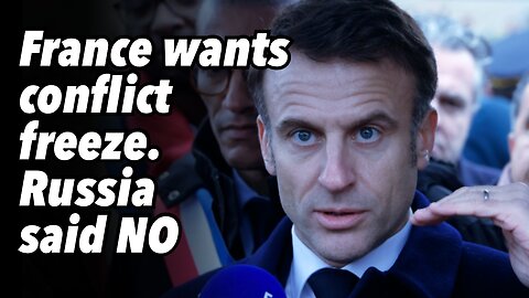 France wants conflict freeze. Russia said NO