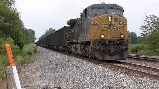 CSX E600 Empty Coal Train from Sterling, Ohio July 15, 2023