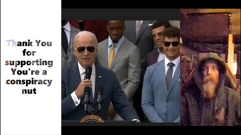 BIDEN MAKES UP A FOOTBALL STORY AND A MAN TELLS A REAL STORY ABOUT MEN IN BLACK AND PROJECT SKYBEAM