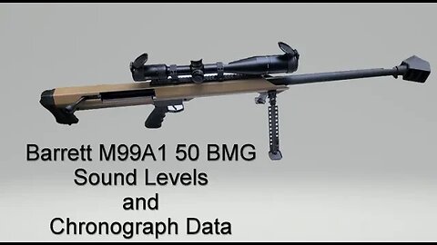 Barrett M99A1 50BMG Sound/Speed: Range Sound and Speed Data #50bmg #50cal