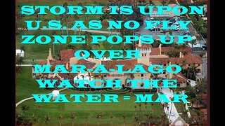 TFR-Temporary Flight Restriction over Mar-A-Lago "watch the water" Mar = water