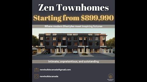ZEN TOWNHOMES IN CAMBRIDGE | STARTING FROM $899,990