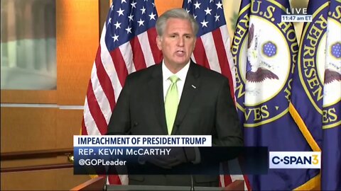 Rep. McCarthy: Democrats’ Political, Partisan Impeachment A “Defeat To The Constitution”