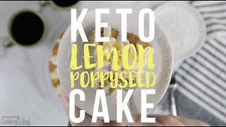 Keto Lemon Poppyseed Cake (THM:S)