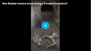 New skeletal remains found during a Pompeii excavation
