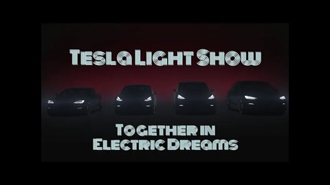 Tesla Model Y Light Show - Together in Electric Dreams - Mathieu Bouthier