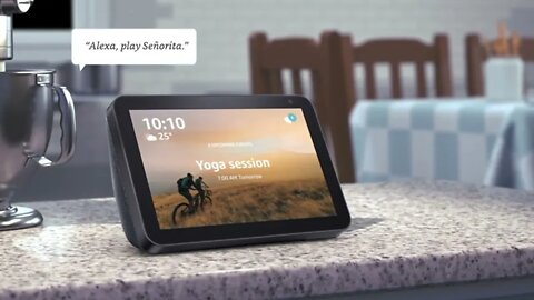 Introducing Echo Show 8"– Smart display with Alexa - 20.32 cm 8"HD screen with stereo sound Black.
