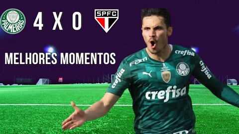 PALMEIRAS VENCE SÃO PAULO POR 4 - 0 E FOI CAMPEÃO PAULISTA DE 2022 MELHORES MOMENTOS