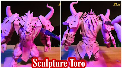 sculpting toro in the mobile league game || Art Of Life