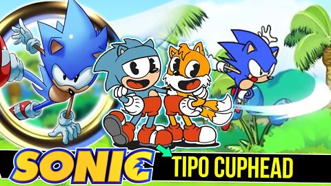 SONIC estilo CUPHEAD ?! | Sonic FREEDOM #shorts