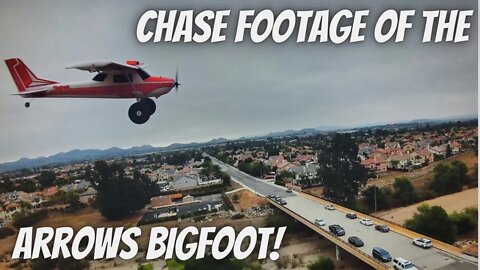 Chase Footage Of My Arrows Bigfoot Bush RC Plane!