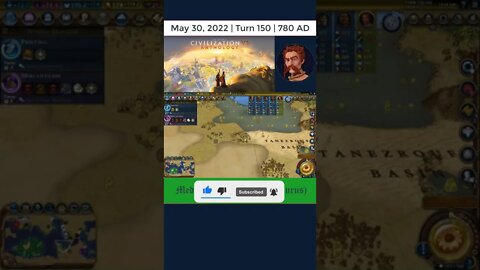 Daily Civ6 - TURN 150 - MARCH TOWARDS MAORI!