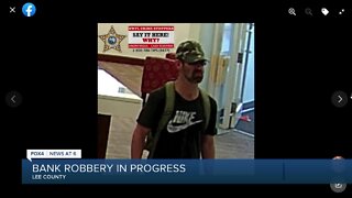 Suspect for a bank robbery