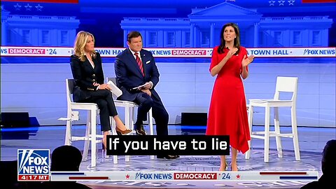 RECEIPTS! Nikki Haley just lied during her Fox News townhall (again).