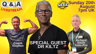 Live Q&A with Guest Dr Robert Kiltz