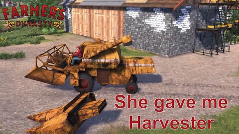 I got a FREE harvester. #Farmer'sDynasty #TheArcanum