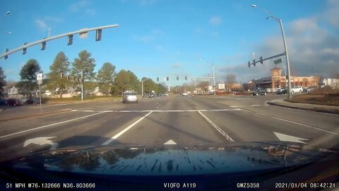 Blatant Red Light Runner! NOT EVEN CLOSE!