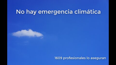 No ay emergencia climática