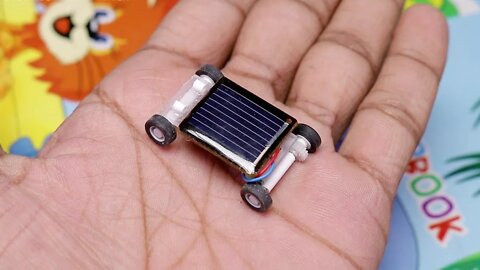 How To Make A Mini Solar Powered Car ( World Smallest )