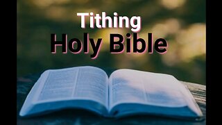 Tithing by Jerry O'Donnell June 2023