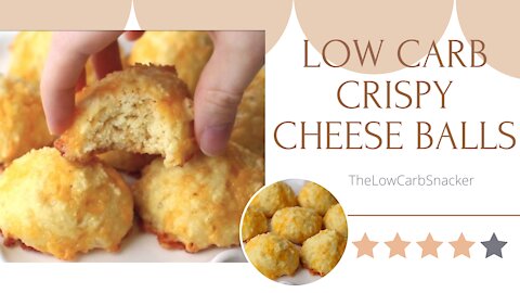 Low Carb Keto Crispy Cheese Balls