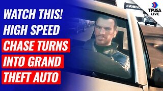 WATCH: High Speed Chase Turns Into Grand Theft Auto